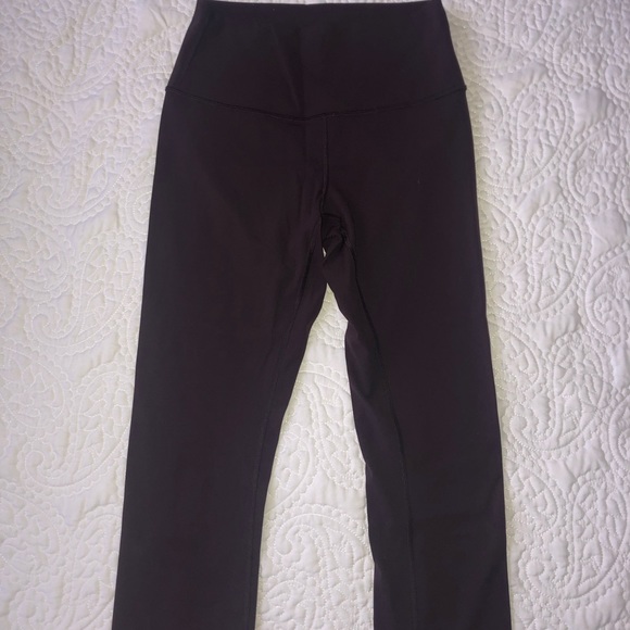 lululemon athletica Pants - Lululemon Wunder Under crop pant - dark plum